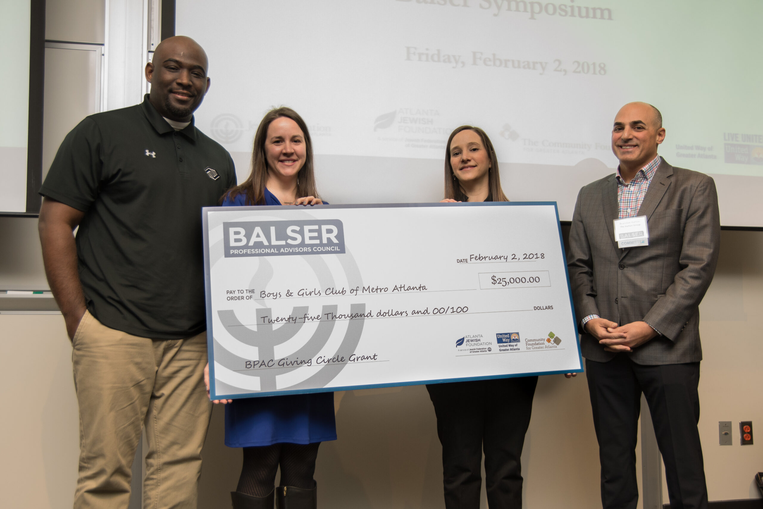 Featured image for “Balser Giving Circle presents Boys and Girl Club of Thomasville Heights with $25,000”